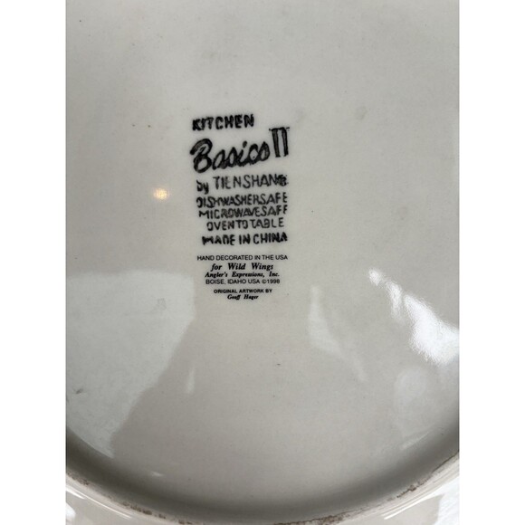 Kitchen BassicsII Trout Fish Serving Platter Geoff Hager Wild Wings Vintage 1998 - Picture 2 of 3